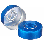 Center Disc Tear-Out Unlined Alum Seals,Blue, 20mm