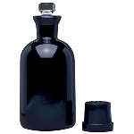 BOD Bottle with Glass Robotic Stopper Black 300ml,